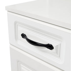 Charlotte 1.2m/1.4m Single Office Desk/Computer Table Set With Drawer/Chair/Bookcase White