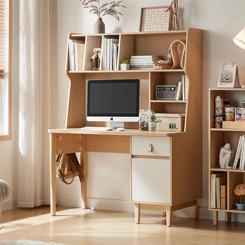 Blake 1.2m Single Office Desk/Computer Table Set With Drawer/Bookcase/Chair