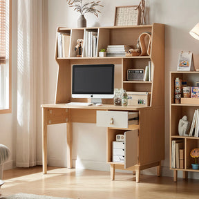 Blake 1.2m Single Office Desk/Computer Table Set With Drawer/Bookcase/Chair
