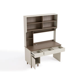 Chad 1.2m/1.4m Single Office Desk/Computer Table Set With Drawer/Bookcase/Chair Multiple Color