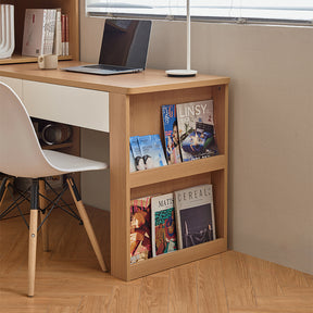 Benjamin Extendable Study Desk/Computer Table with Bookcase/Cabinet
