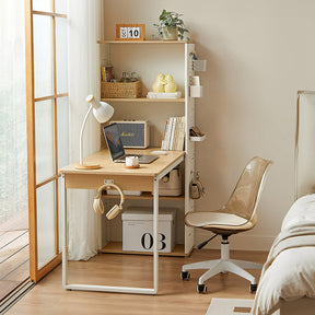 Beverly Carbon Steel Study Desk/Computer Table Set with Chair/Bookcase/Cabinet