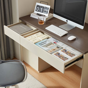 Alexander Single Office Desk/Computer Table Set With Drawer/Chair Multiple Color