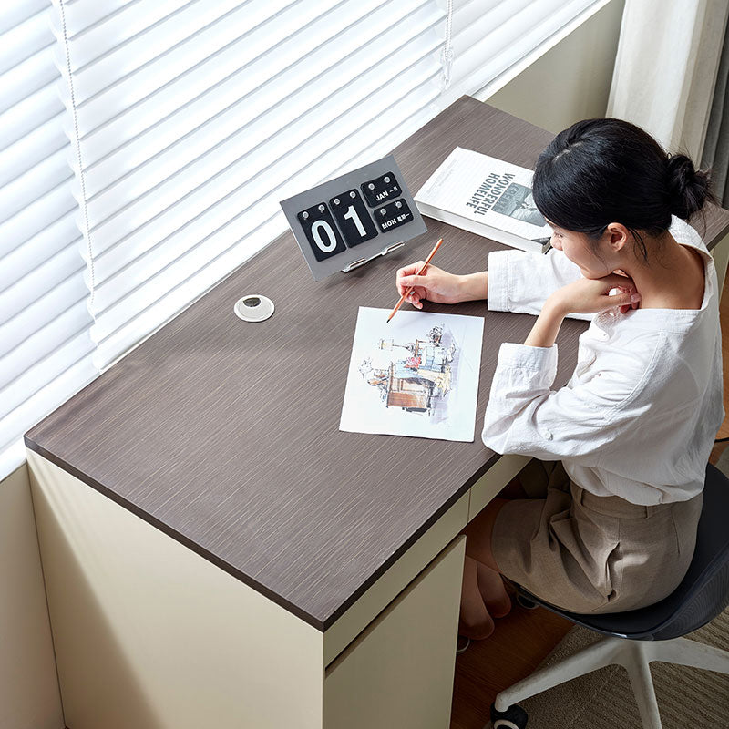 Alexander Single Office Desk/Computer Table Set With Drawer/Chair Multiple Color