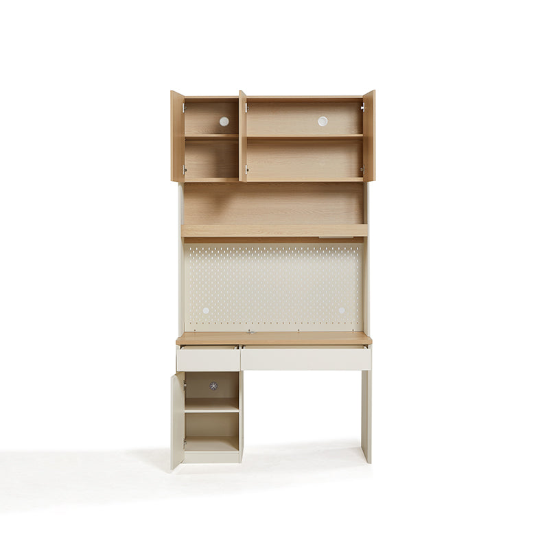 Bonnie 1.2m Single Office Desk/Computer Table Set With Drawer/Bookcase/Chair