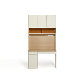 Bonnie 1.2m Single Office Desk/Computer Table Set With Drawer/Chair/Bookcase