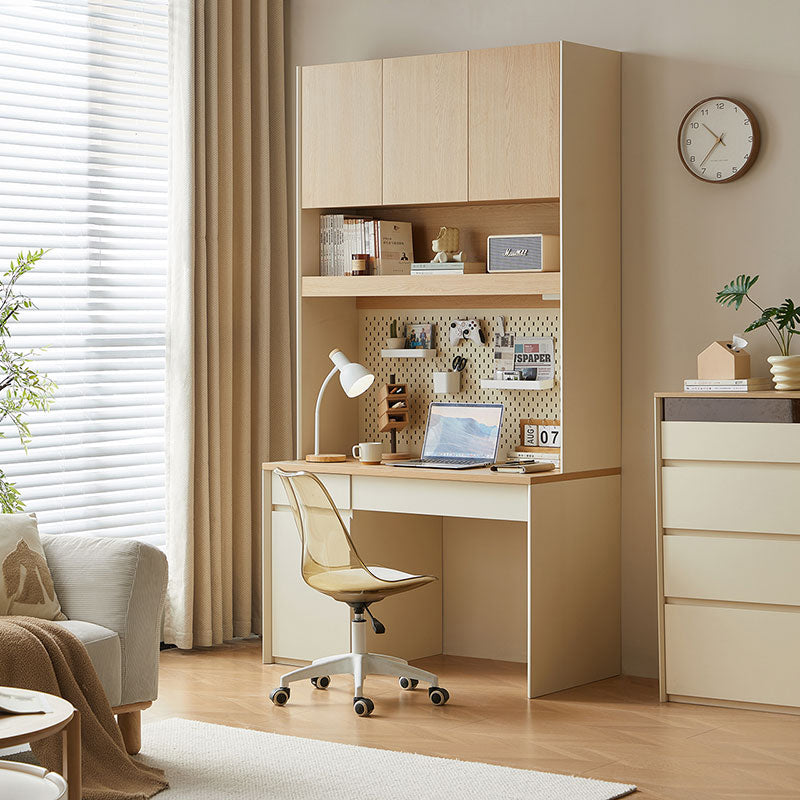 Bonnie 1.2m Single Office Desk/Computer Table Set With Drawer/Bookcase/Chair