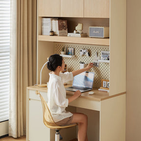 Bonnie 1.2m Single Office Desk/Computer Table Set With Drawer/Bookcase/Chair