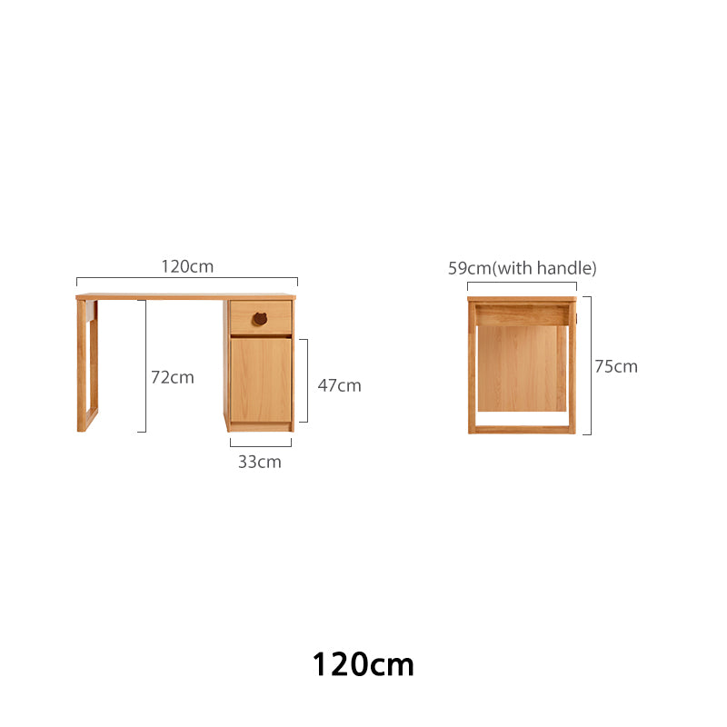 Alexis 1.0m/1.2m Kid Study Desk/Table With Drawer