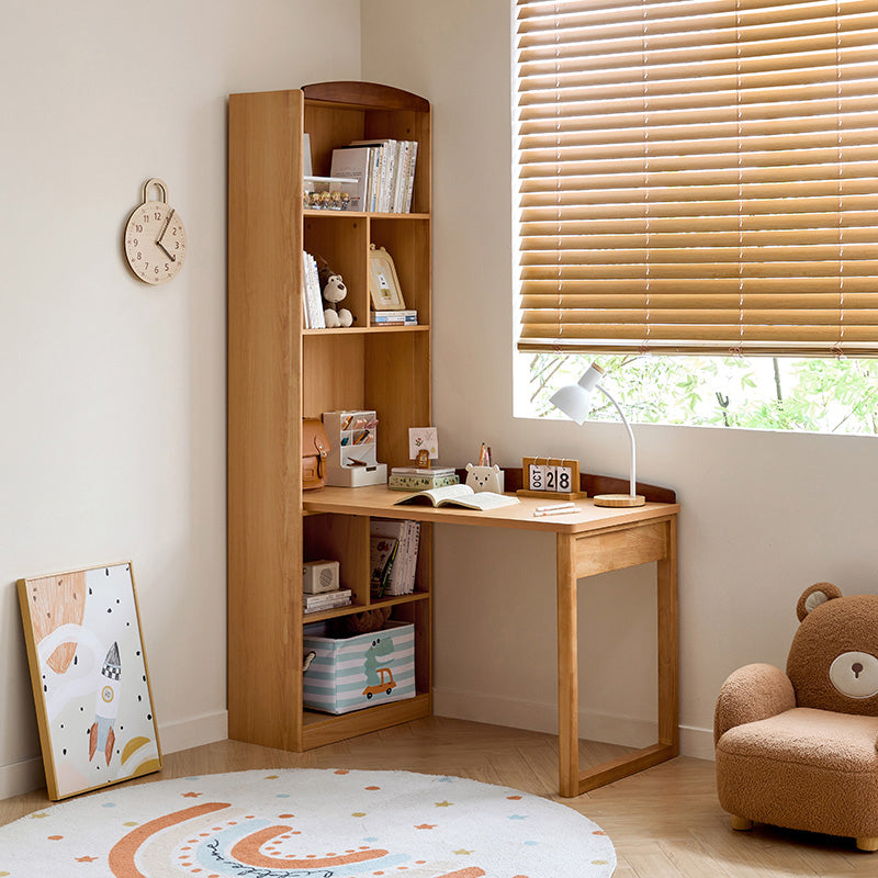 Alexis 1.0m/1.2m Extendable Study Desk/Computer Table with Bookcase/Cabinet
