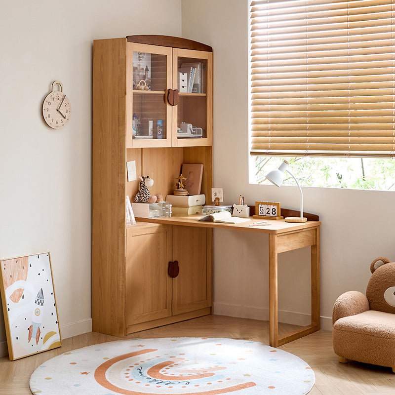 Alexis 1.0m/1.2m Extendable Study Desk/Computer Table with Bookcase/Cabinet