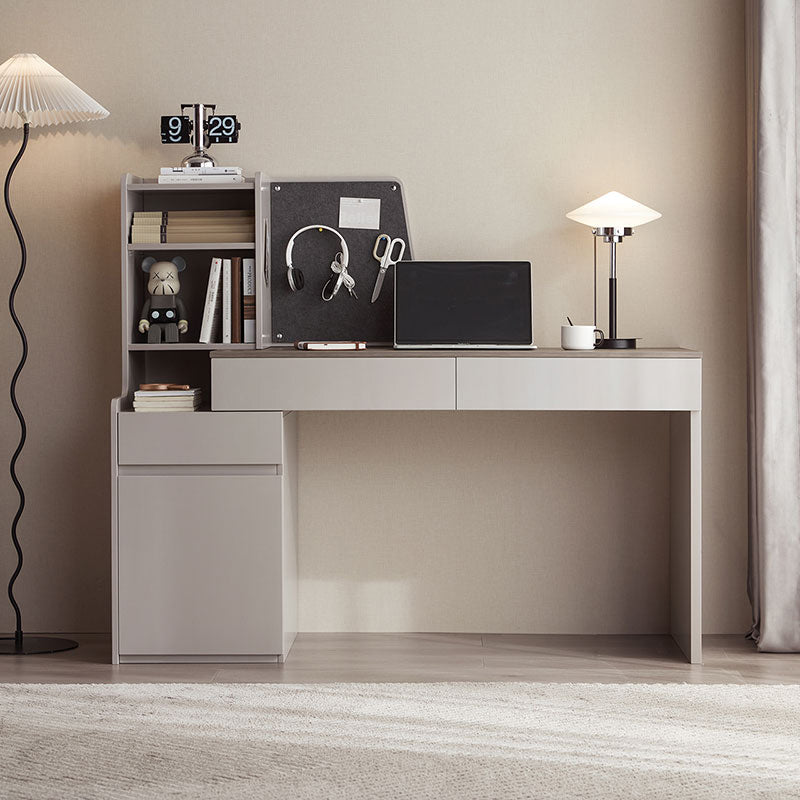 Alexandra Single Office Desk/Computer Table Set With Drawer/Bookcase/Chair Multiple Color
