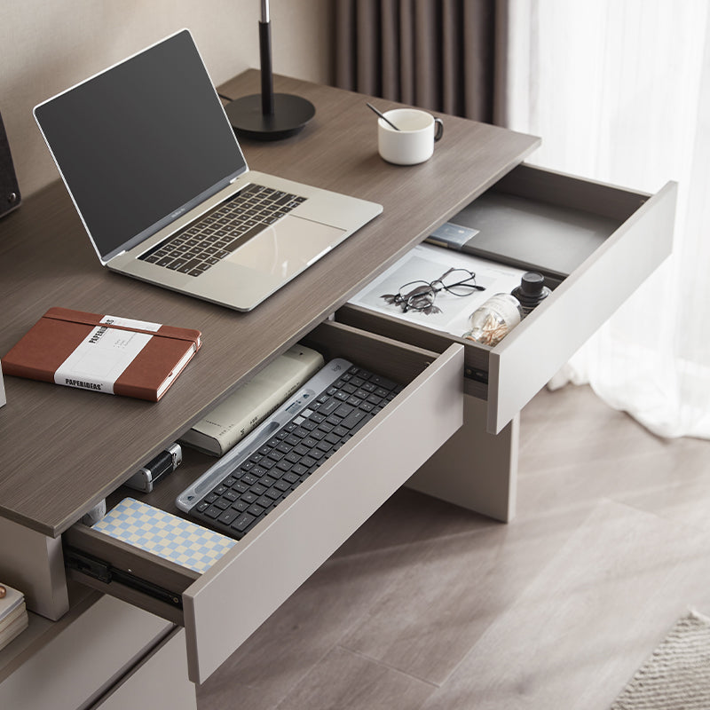Alexandra Single Office Desk/Computer Table Set With Drawer/Bookcase/Chair Multiple Color