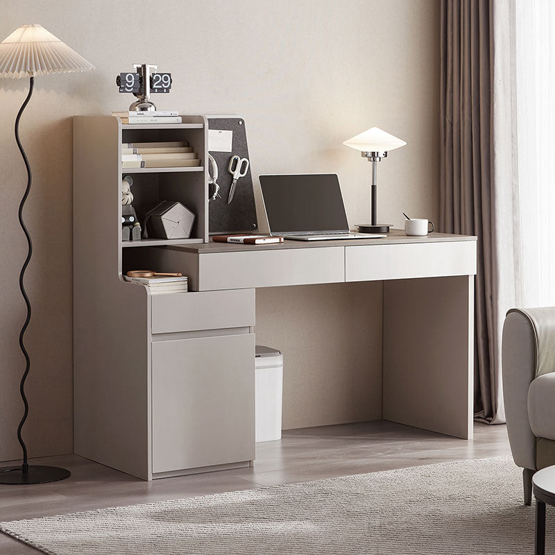 Alexandra Single Office Desk/Computer Table Set With Drawer/Bookcase/Chair Multiple Color