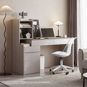 Alexandra Single Office Desk/Computer Table Set With Drawer/Bookcase/Chair Multiple Color