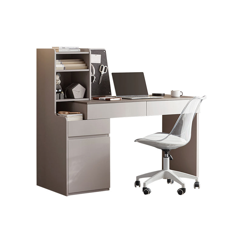 Alexandra Single Office Desk/Computer Table Set With Drawer/Bookcase/Chair Multiple Color
