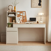 Alexandra Single Office Desk/Computer Table Set With Drawer/Bookcase/Chair Multiple Color