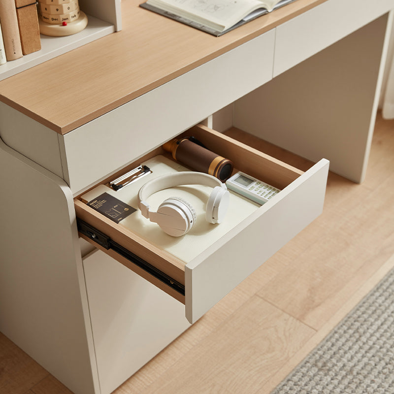 Alexandra Single Office Desk/Computer Table Set With Drawer/Bookcase/Chair Multiple Color