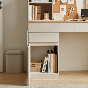 Alexandra Single Office Desk/Computer Table Set With Drawer/Bookcase/Chair Multiple Color