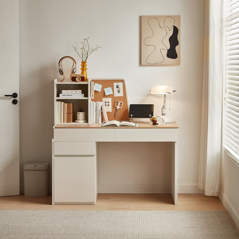 Alexandra Single Office Desk/Computer Table Set With Drawer/Bookcase/Chair Multiple Color