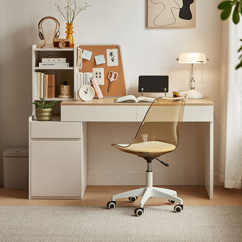 Alexandra Single Office Desk/Computer Table Set With Drawer/Bookcase/Chair Multiple Color
