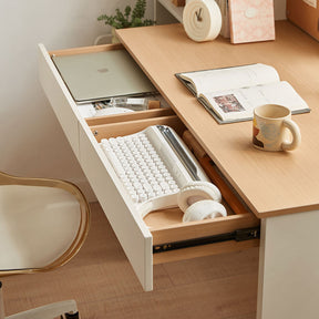 Alexandra Single Office Desk/Computer Table Set With Drawer/Bookcase/Chair Multiple Color