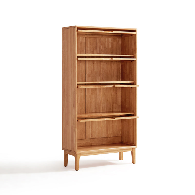 Angela 0.6m/0.8m Rubberwood Flip-door Bookcase Bookshelf/Storage Rack Multiple Color