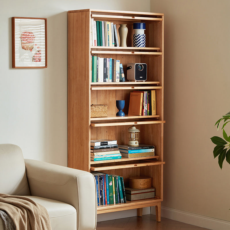 Angela 0.6m/0.8m Rubberwood Flip-door Bookcase Bookshelf/Storage Rack Multiple Color