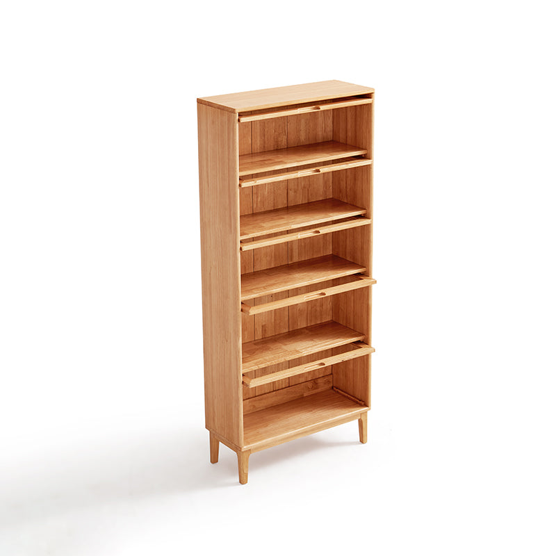 Angela 0.6m/0.8m Rubberwood Flip-door Bookcase Bookshelf/Storage Rack Multiple Color