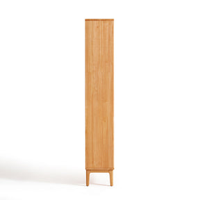 Angela 0.6m/0.8m Rubberwood Flip-door Bookcase Bookshelf/Storage Rack Multiple Color