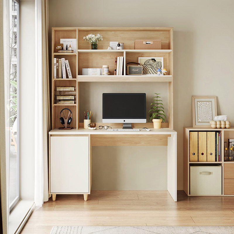 Amanda 1.2m/1.4m Single Office Desk/Computer Table Set With Cabinet/Bookcase/Chair
