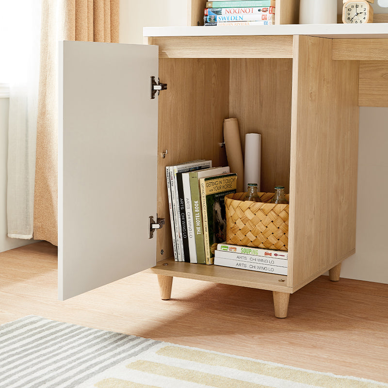 Amanda 1.2m/1.4m Single Office Desk/Computer Table Set With Cabinet/Bookcase/Chair