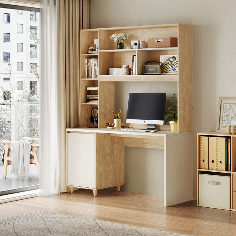 Amanda 1.2m/1.4m Single Office Desk/Computer Table Set With Cabinet/Bookcase/Chair