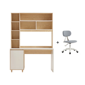 Amanda 1.2m/1.4m Single Office Desk/Computer Table Set With Cabinet/Bookcase/Chair