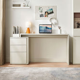 Felicity Single/Double Office Desk/Computer Table Set With Drawer/Chair White