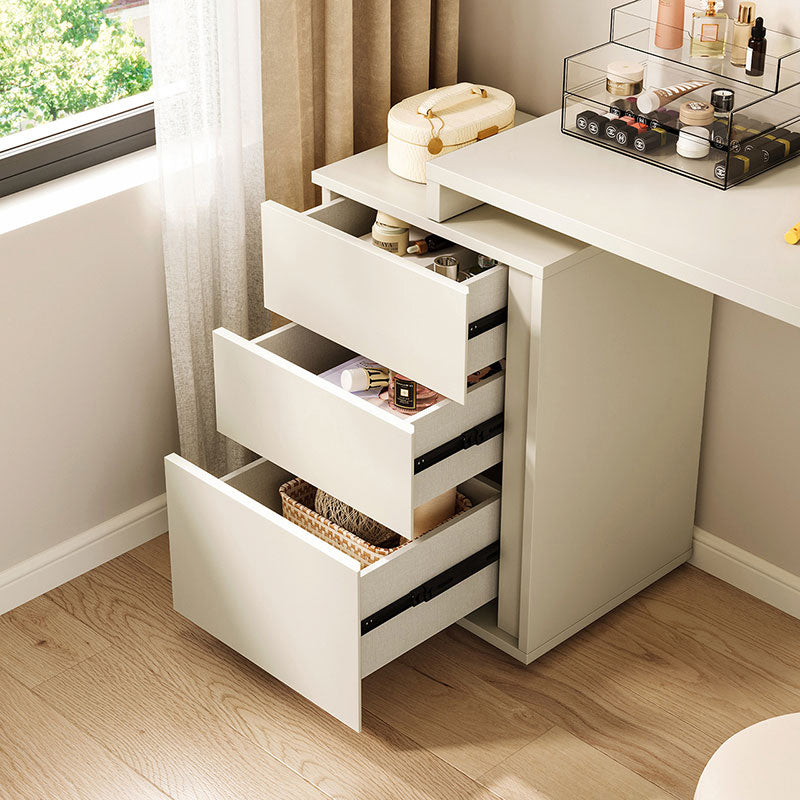 Felicity Single/Double Office Desk/Computer Table Set With Drawer/Chair White