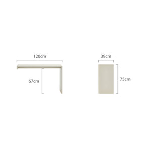 Felicity Single/Double Office Desk/Computer Table Set With Drawer/Chair White