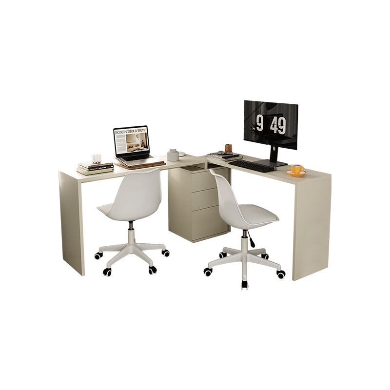 Felicity Single/Double Office Desk/Computer Table Set With Drawer/Chair White