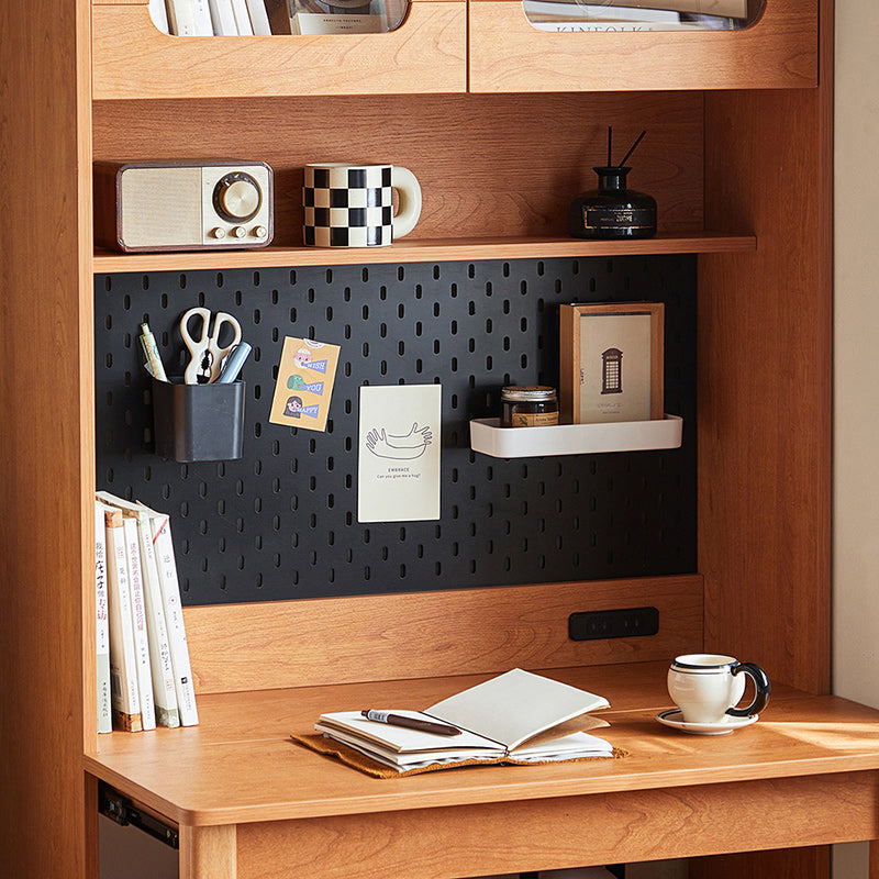 Fabian Bookcase Set With Chair/Carbon Crystalline Panel/Single Desk Multiple Color