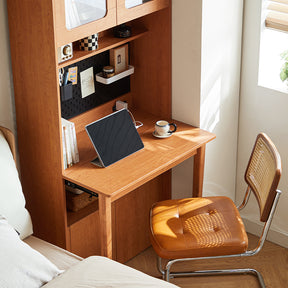 Fabian Bookcase Set With Chair/Carbon Crystalline Panel/Single Desk Multiple Color