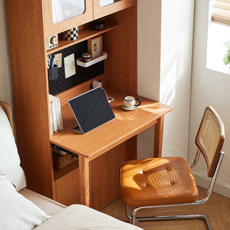 Fabian Bookcase Set With Chair/Carbon Crystalline Panel/Single Desk Multiple Color
