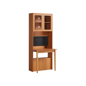 Fabian Bookcase Set With Chair/Carbon Crystalline Panel/Single Desk Multiple Color