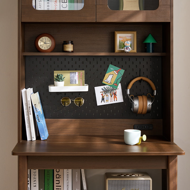 Fabian Bookcase Set With Chair/Carbon Crystalline Panel/Single Desk Multiple Color