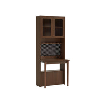 Fabian Bookcase Set With Chair/Carbon Crystalline Panel/Single Desk Multiple Color