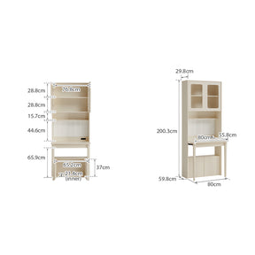 Fabian Bookcase Set With Chair/Carbon Crystalline Panel/Single Desk Multiple Color