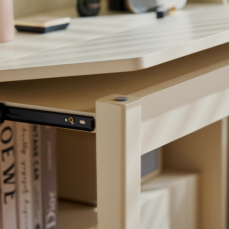 Fabian Bookcase Set With Chair/Carbon Crystalline Panel/Single Desk Multiple Color