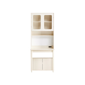 Fabian Bookcase Set With Chair/Carbon Crystalline Panel/Single Desk Multiple Color