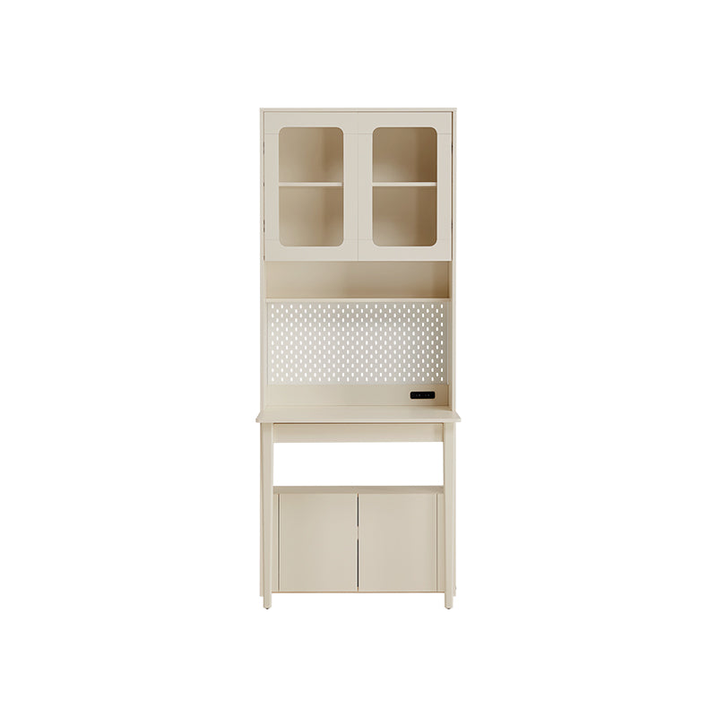 Fabian Bookcase Set With Chair/Carbon Crystalline Panel/Single Desk Multiple Color