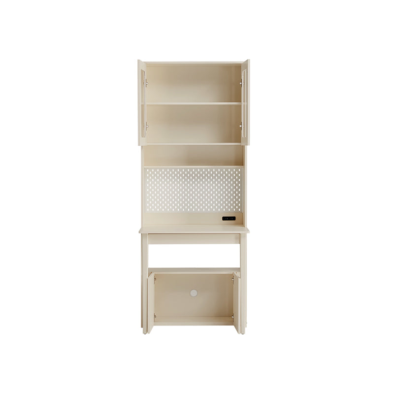 Fabian Bookcase Set With Chair/Carbon Crystalline Panel/Single Desk Multiple Color