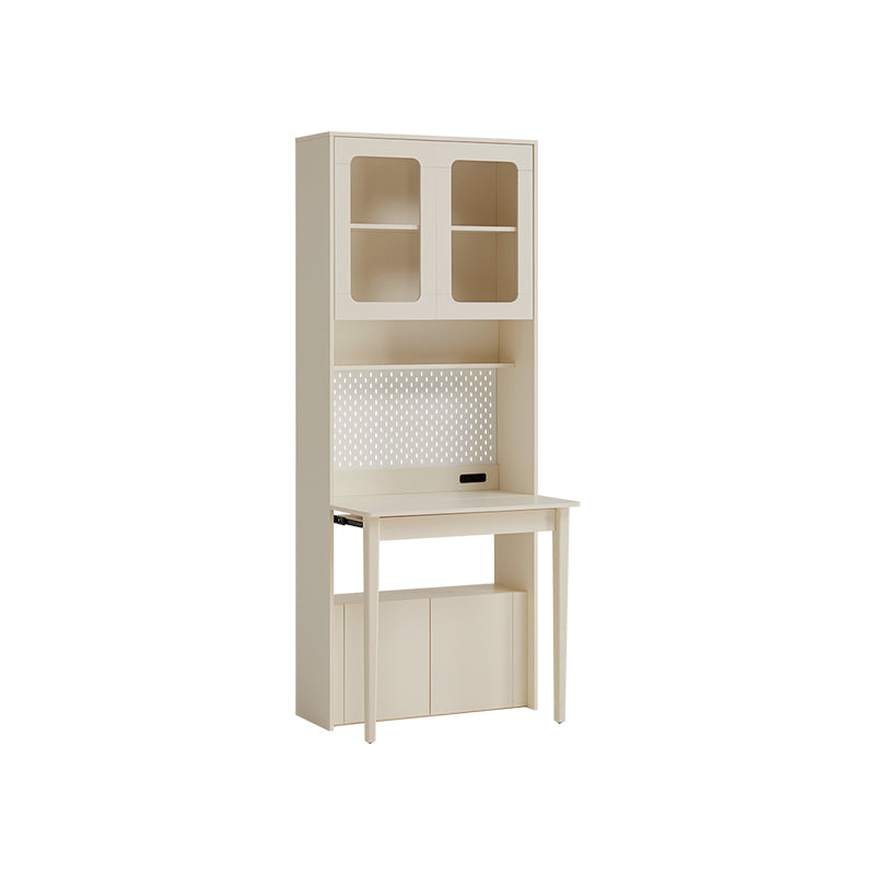 Fabian Bookcase Set With Chair/Carbon Crystalline Panel/Single Desk Multiple Color